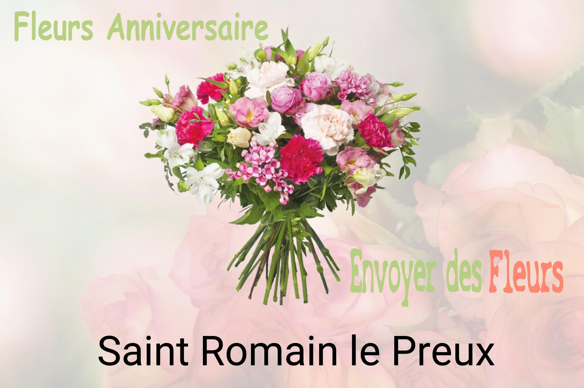 Bouquet de fleurs d’anniversaire livré à Saint-Romain-le-Preux