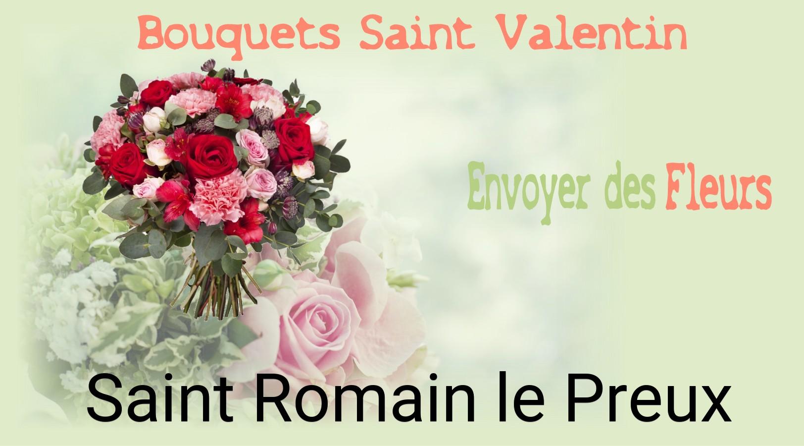 Roses de Saint-Valentin livrées à Saint-Romain-le-Preux